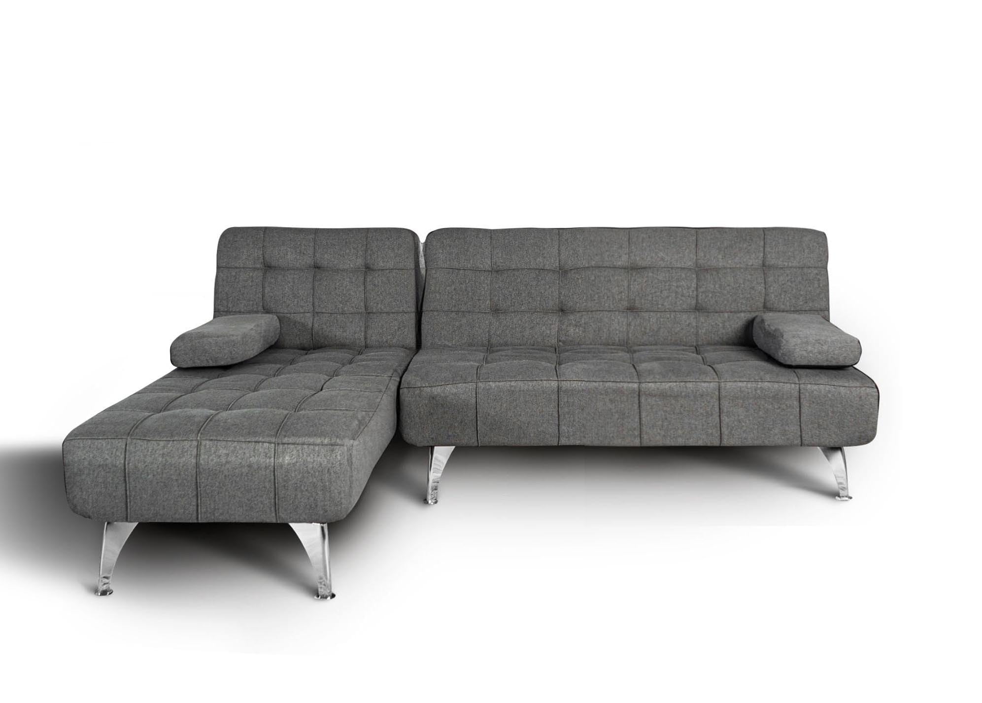 S & S Saldos y Stocks Sofa Cama Chaise Longue Keren XS 198cm Gris Oscuro