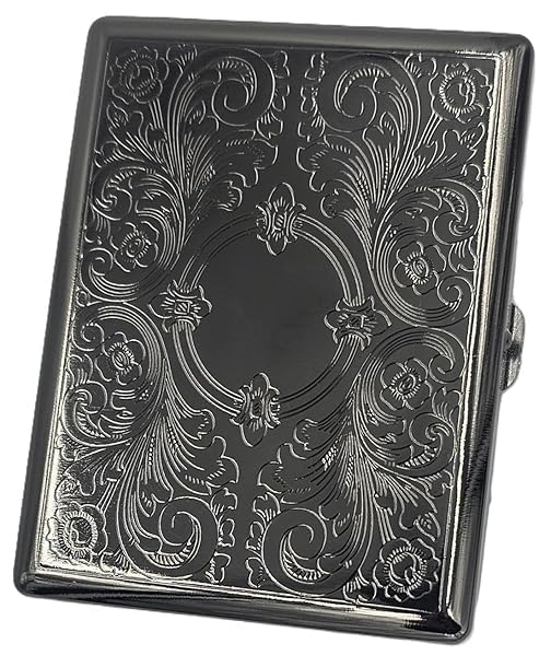 Kasebi Retro Cigarette Case Victorian Style Metal Holder - tobacco related products | Mubboo