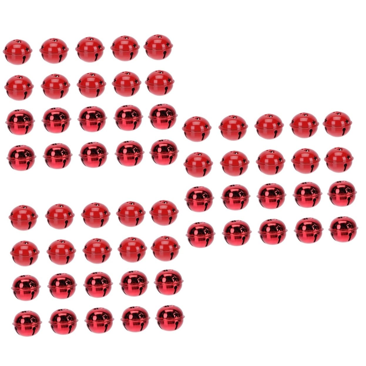 ABOOFAN 3 Set Campane Di Natale Decorazioni Fiocchi Di Natale Pendenti Natalizi Ciondolo Natalizio Ciondoli Campanelli Natalizi Fai Da Te Campane Adorabili Ferro Da Stiro 20 Pezzi * 3