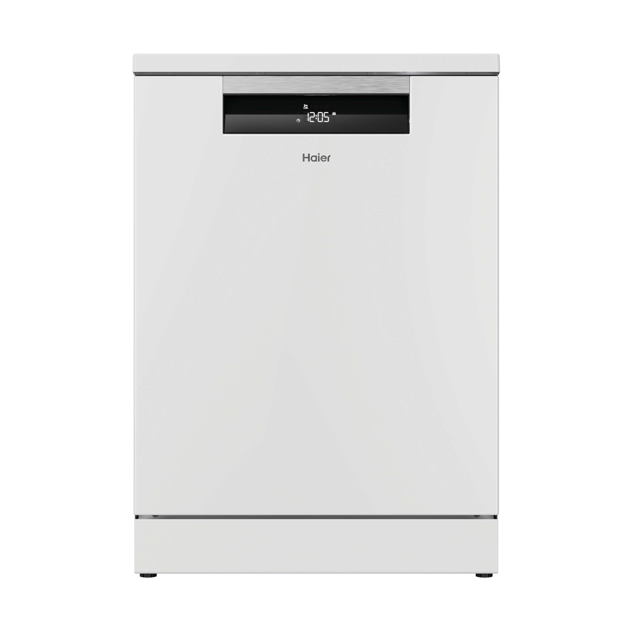 Haier I-Pro Shine Series 7 Freestanding Dishwasher, 14 Place Settings, Class A, Brushless Inverter Motor, H-Shaped Spray Arm, White, 60x60x84 cm - XF 4A4M0W-80