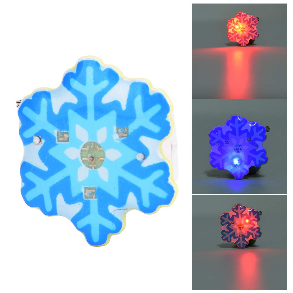 Syrisora Broche de árbol de Navidad, Broche con Insignia LED, Broche para Pecho, 25 Piezas, Tema Navideño de Año Nuevo, Broche Luminoso LED, Insignia, Favores de Fiesta, Decoración de