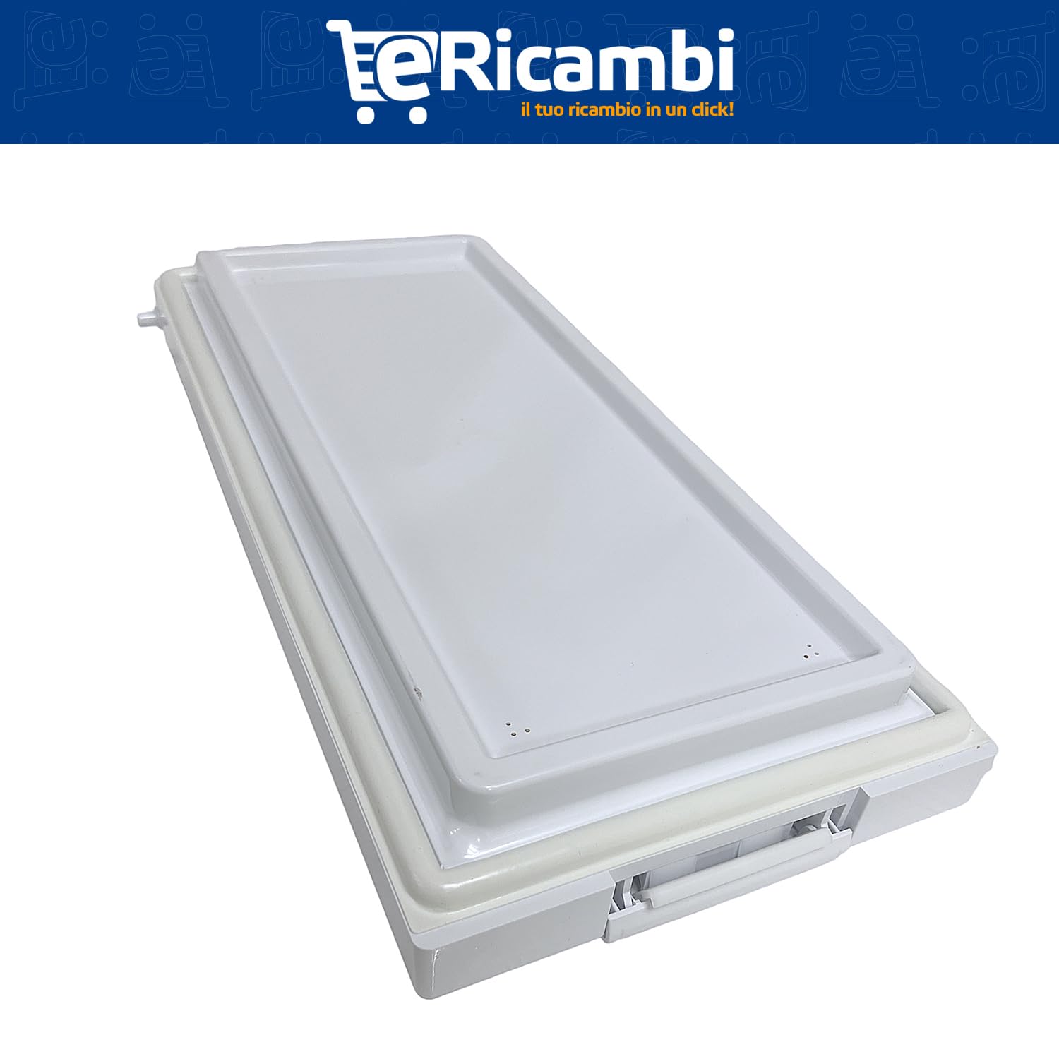 eRicambi® Sportello Porta Completa Evaporatore Freezer Congelatore Frigorifero, Compatibile con Smeg Whirlpool Ariston, Dimensioni: 506x227x48 (mm) per Modelli: ARC S29 WME WM FAB28