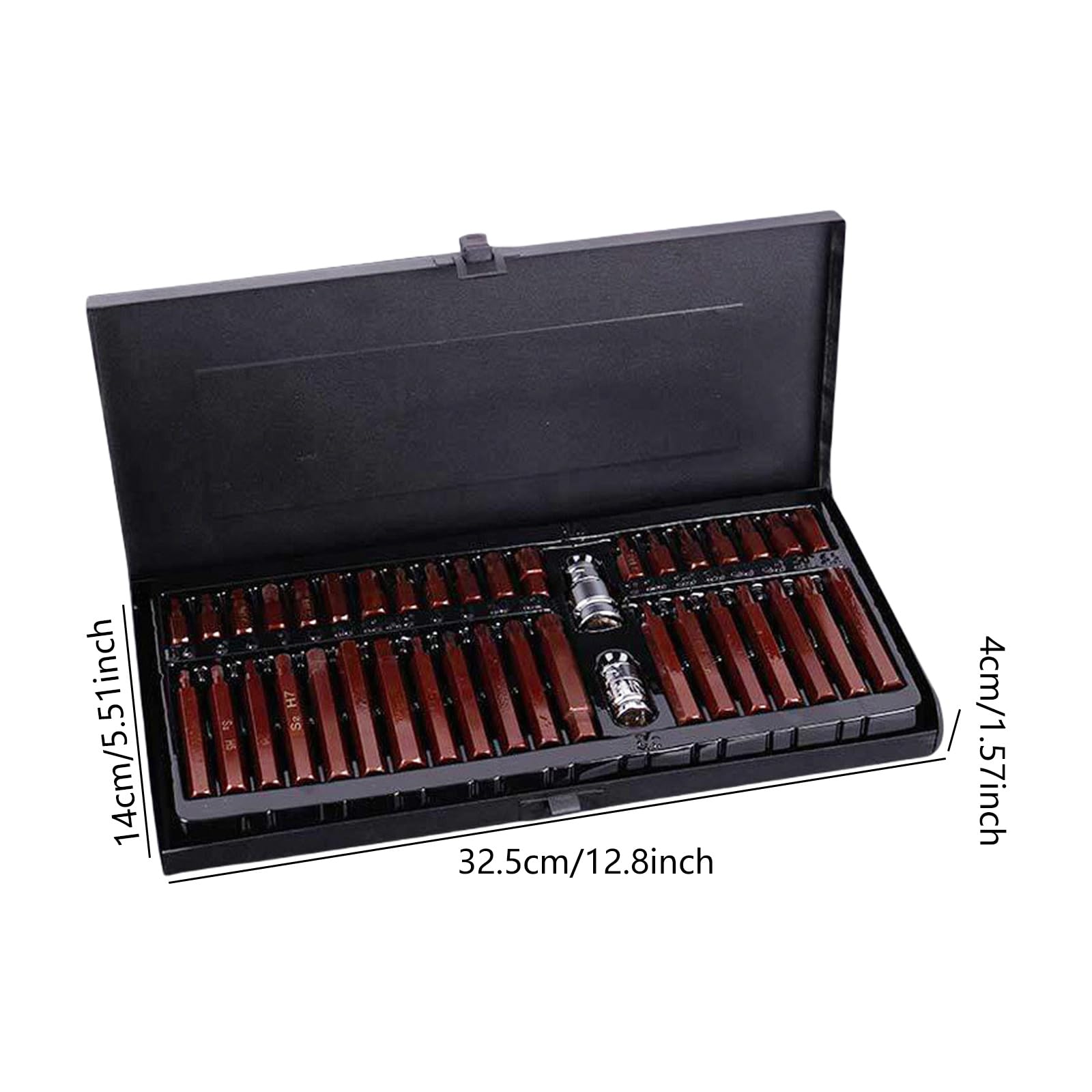 40-teiliger Sechskantschlüsselsatz aus, 40 pieces of, B