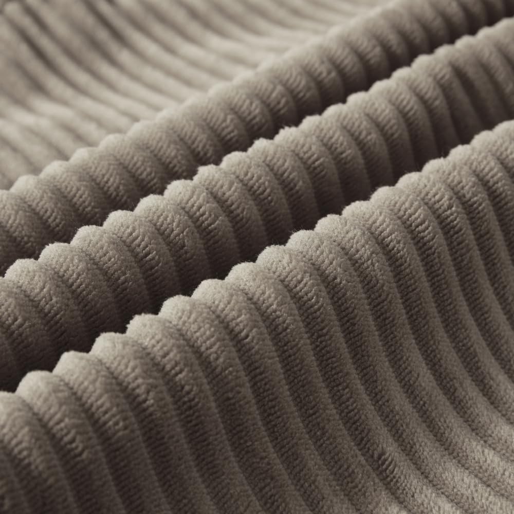 Sofá plegable, sofá convertible, sofá seccional sin marco y conjunto de silla, sofá cama que se puede convertir en cama, sofá con piso de tatami, adecuado para sala de estar, dormitorio (Taupe)