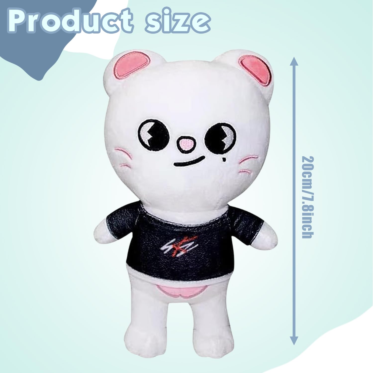 WELLXUNK Skzoo Soft Toy, Skzoo Plush Toy, Stray Kids Doll Plush, Cute Cartoon Anime Stuffed Animal, Birthday Gifts for Kids, Halloween, Christmas - Image 2