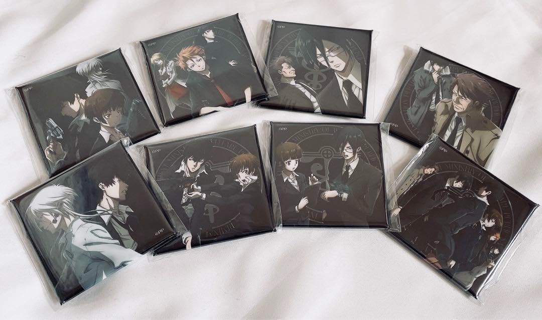 ❣️円盤特典❣️PSYCHO-PASS サイコパス スクエア缶バッジ8個セット Amazon.co.jp: 円盤購入特典psycho-pass サイコパス スクエア缶