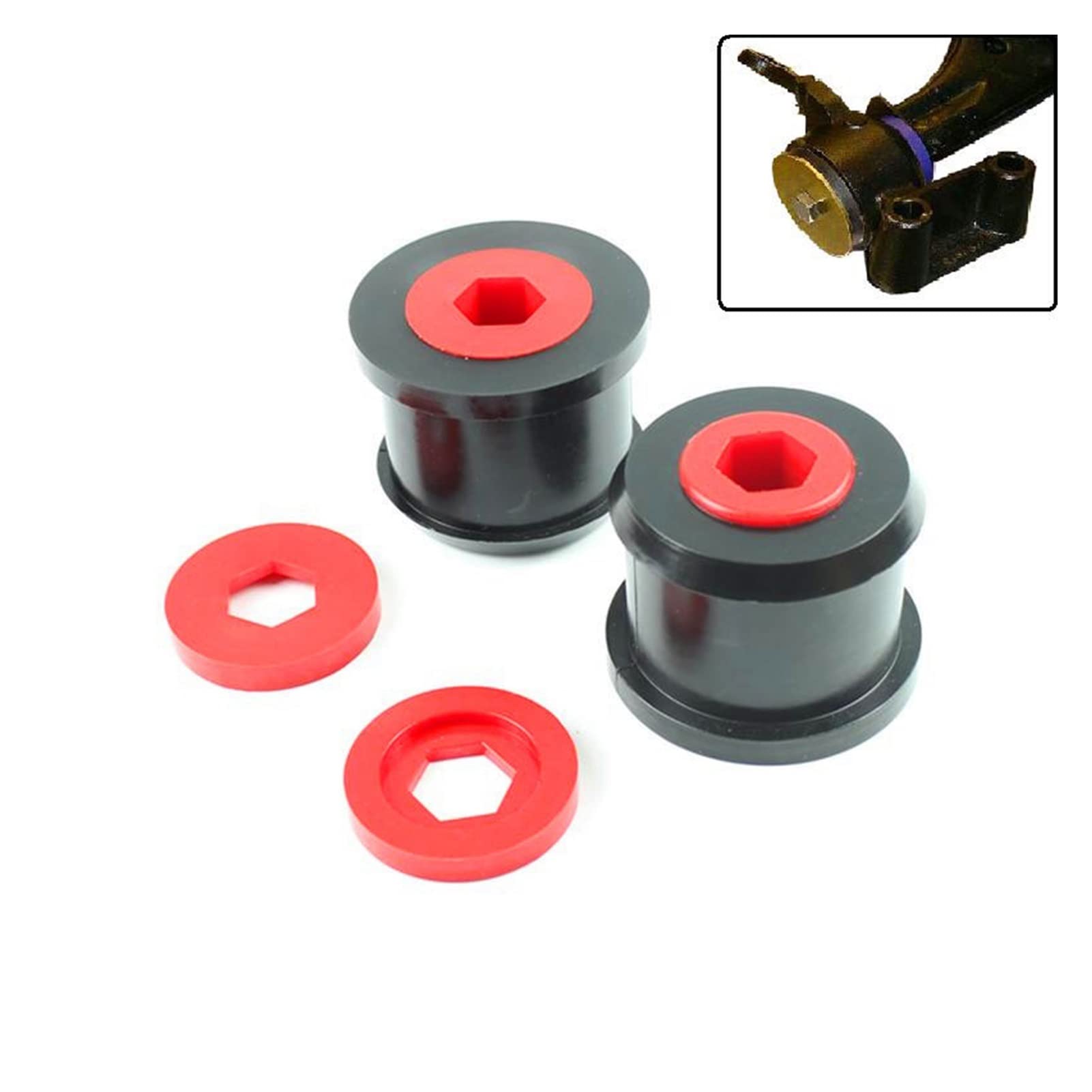 Poliuretanowe tuleje ramienia sterującego Bmw. Mini Cooper & Cooper S R50 / 52/53 2000-2006 (Color : 6)