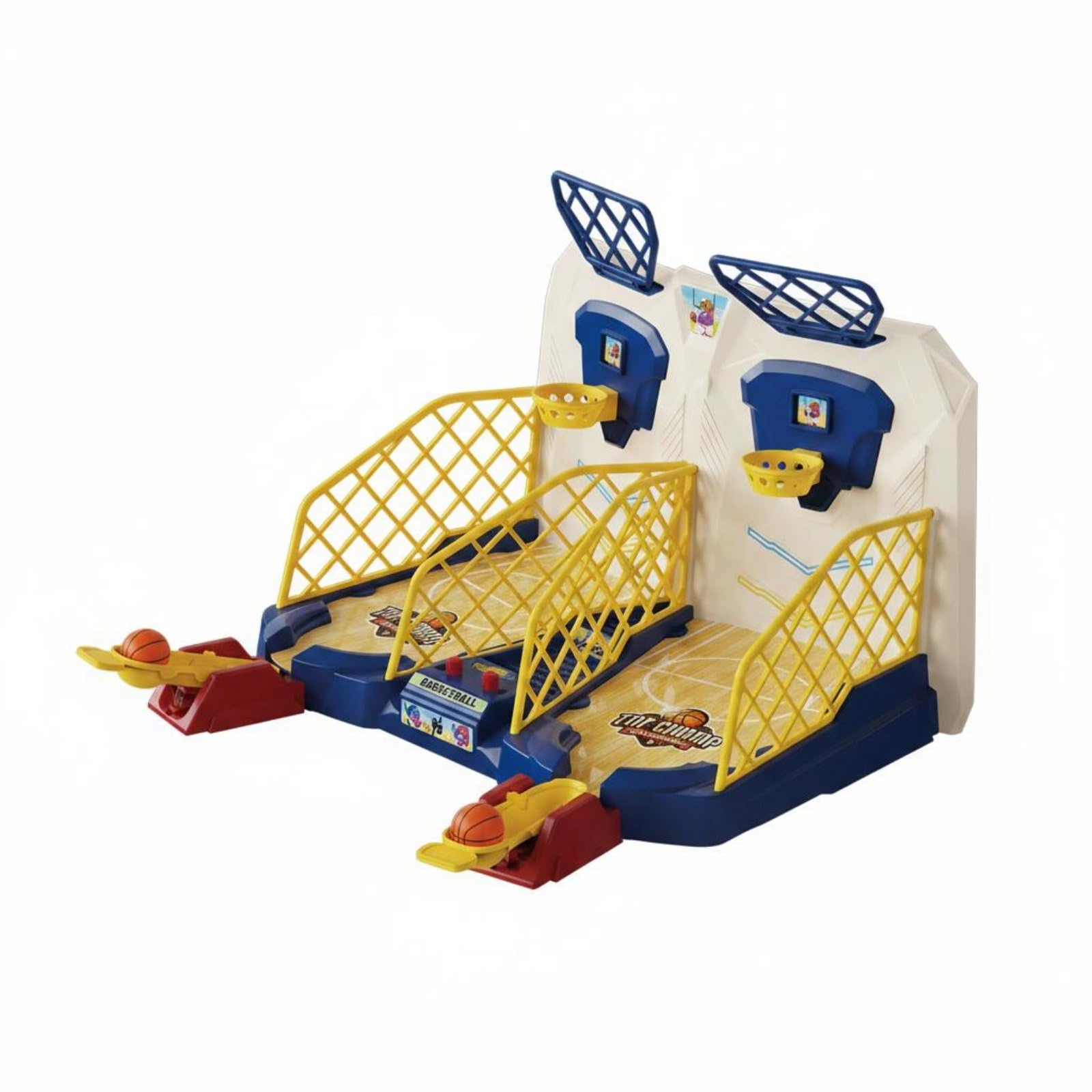Jeu de Basket pour Enfants Jeu de Panier, Modèle Standard, Double Joueur, sans Lumière Ni Musique, avec 4 Balles
