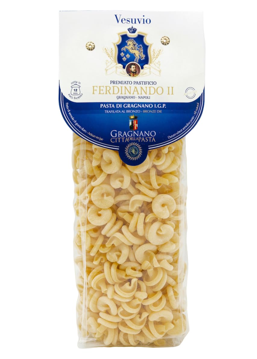 12er-Pack Pastificio Ferdinando II Vesuvio Pasta di Gragnano I.G.P.,Nudeln aus Hartweizengrieß 500g