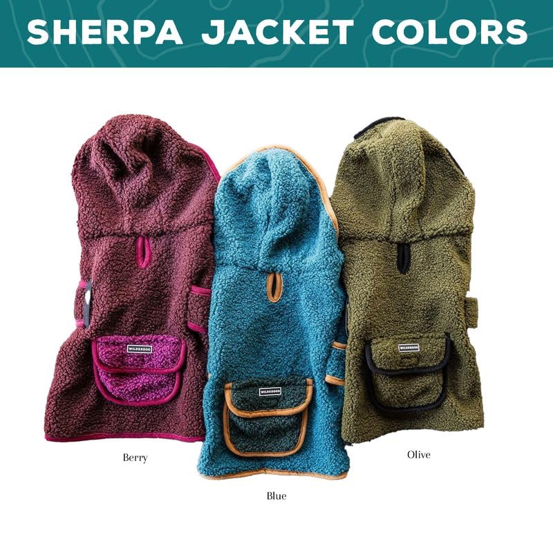Amazon.com : Wilderdog Double-Layered Hooded Sherpa Fleece Dog