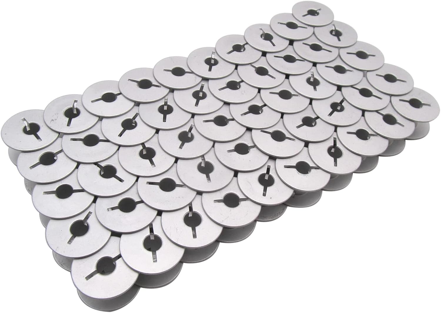 CKPSMS Brand - Large Capacity Aluminum Bobbins #91-174 480-05 Compatible with/Replacement for PFAFF Brand 335G 1183G Cylinder Sewing Machine (50PCS)