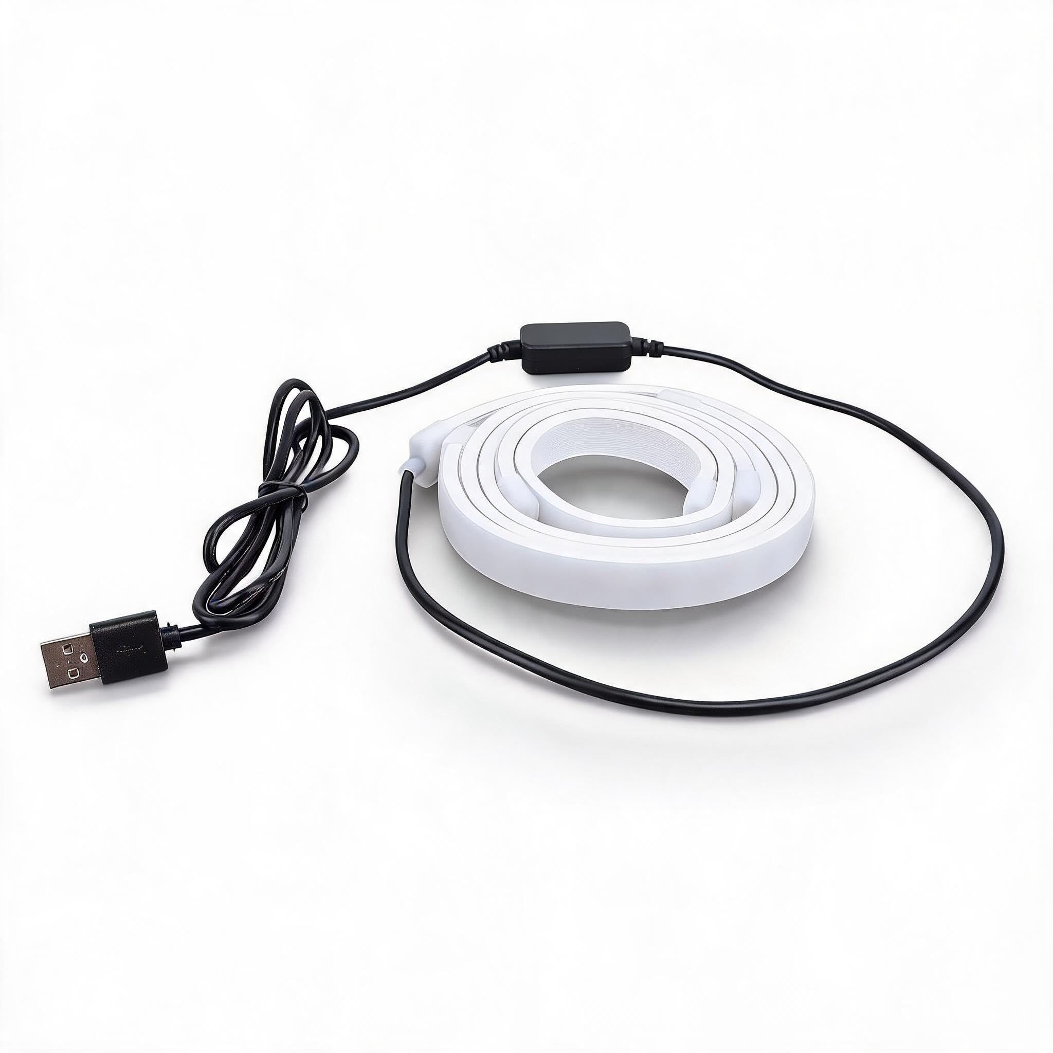 Ruban LED pour Ordinateur, RGB 54 LED Syncro Écran, Bande Lumineuse Ambiante USB 5V pour Écran 61 cm (24 pouces)