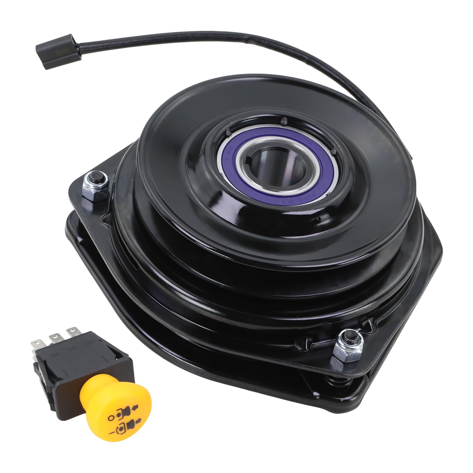 461826 461662 - Embrague eléctrico de toma de fuerza con interruptor de toma de fuerza, compatible con cortacésped Scag Cheetah II Tiger Cat II Turf Tiger II, sustituye a # GT5-MC03, GT5