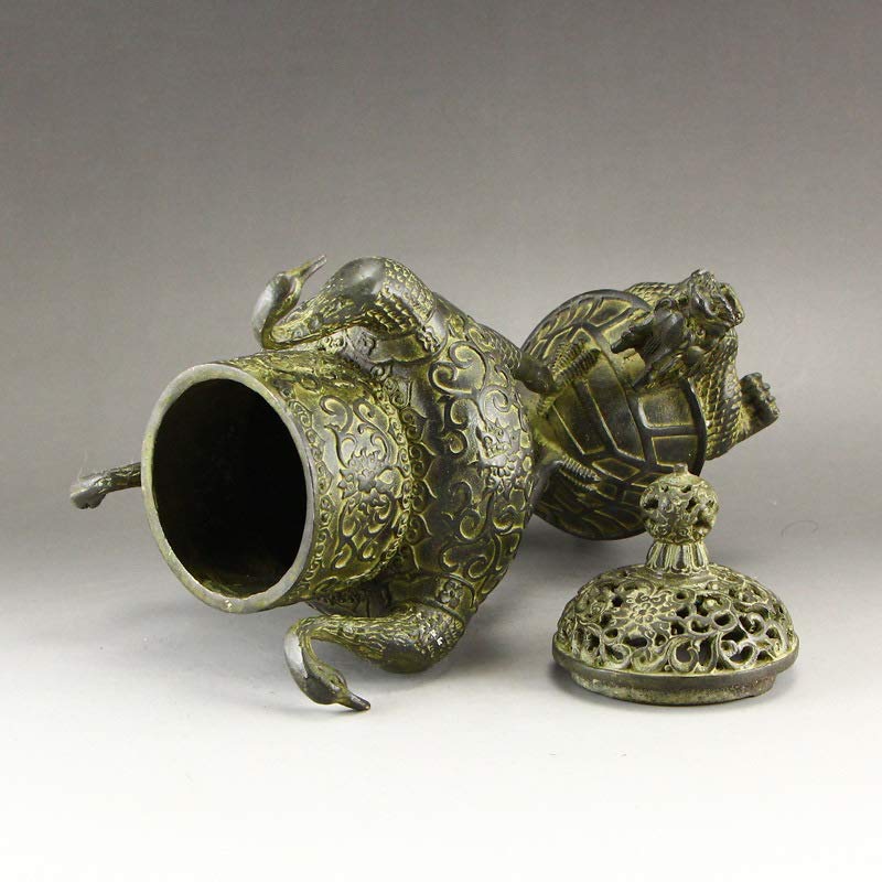 Antique Incenso Studio Smoked Turtle Crane Incenso Studio Pure Crane Crane Tartaruga Cinese