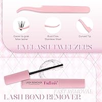 Vista 75 de Eyelash Extension Kit Lash Bond and Seal Lash Clusters with Eyelash Tweezer Lash Glue for Individual Lashes Lash Applicator Tool for DIY Lash