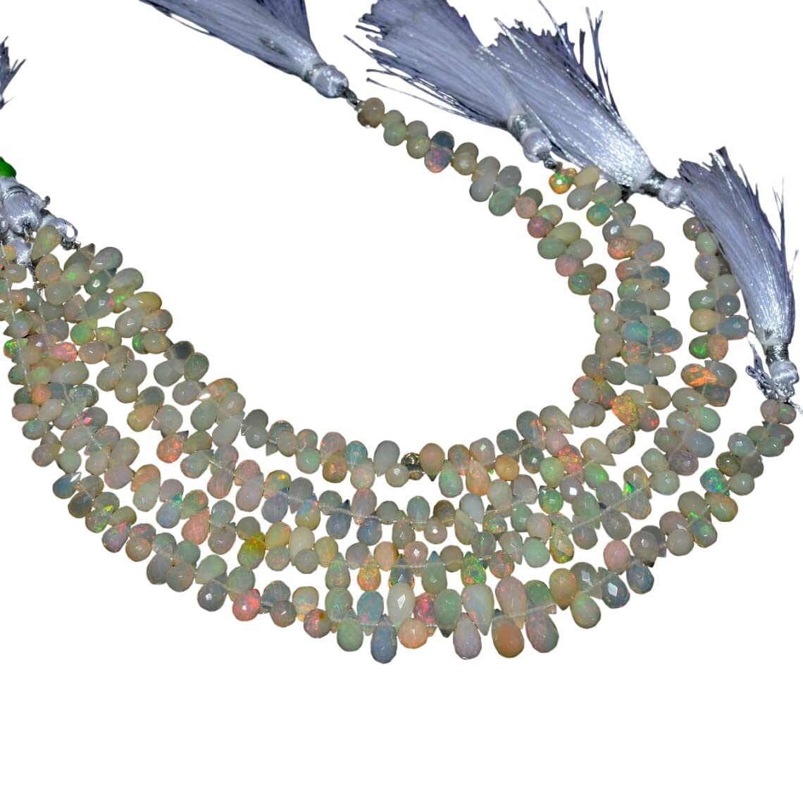 Opale éthiopienne naturelle en fil de perles pour vos ateliers DIY