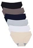 Wealurre Seamless Underwear Invisible Bikini No Show Nylon Spandex Women Panties
