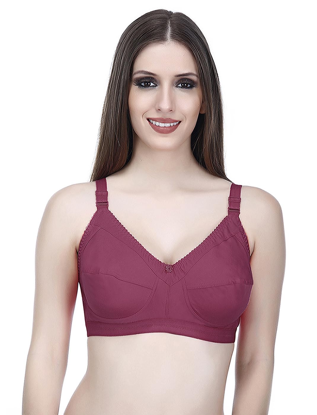Elina Women's Hosiery Non-Padded Wire Free Regular Bra