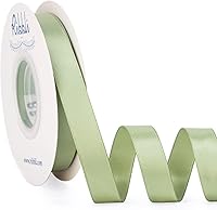 Vista 51 de Ribbli - Cinta de satén roja de doble cara, 1 pulgada x 25 yardas, cinta de tela para uso en ramo de lazos, envoltura de regalo de Navidad, arreglo