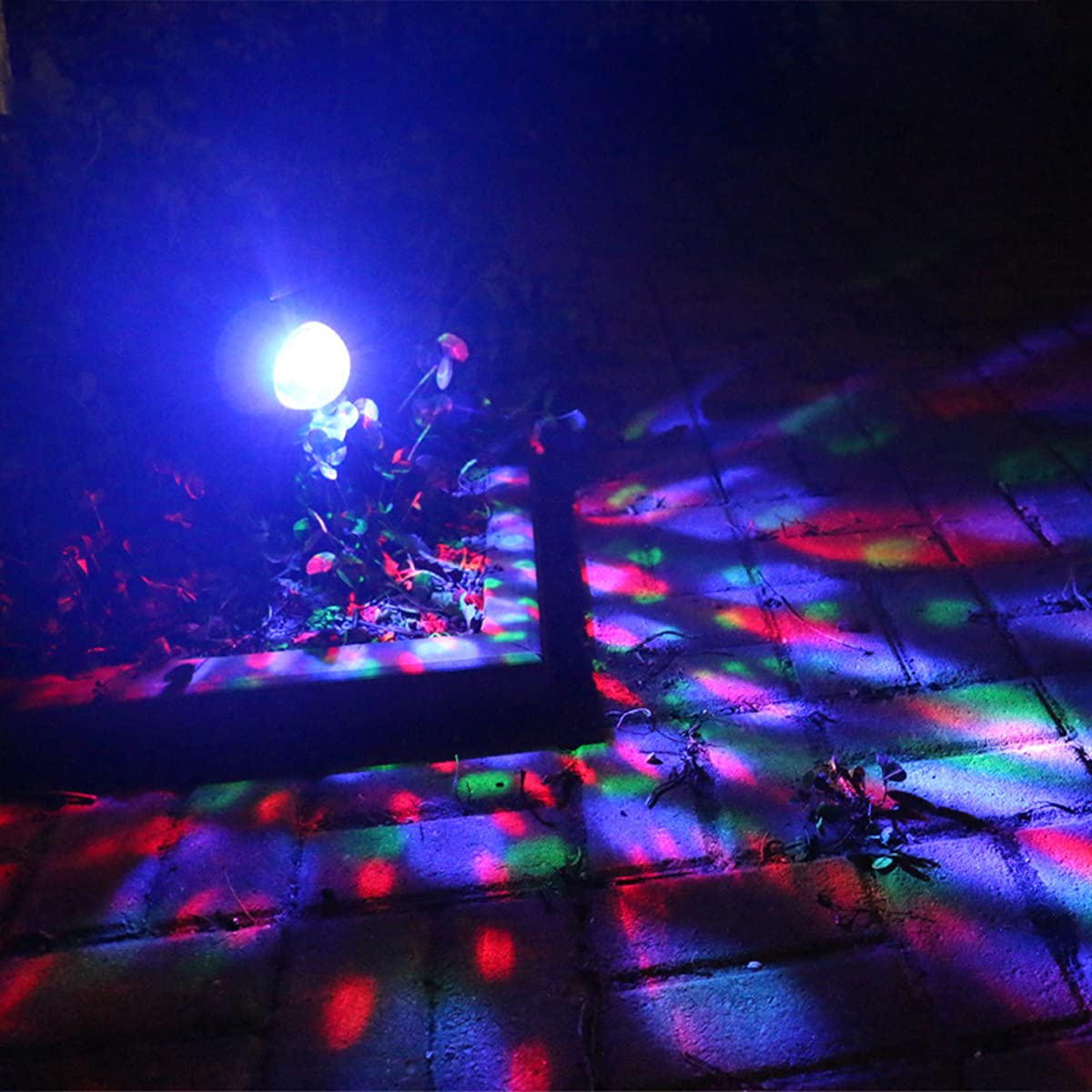 Lampy solarne na zewnątrz kolorowe światło słoneczne na zewnątrz, lampy ścienne solarne lampki świąteczne z automatycznym włączaniem/wyłącznikiem do ogrodu, na Boże Narodzenie, dekoracja świąteczna 2 sztuki