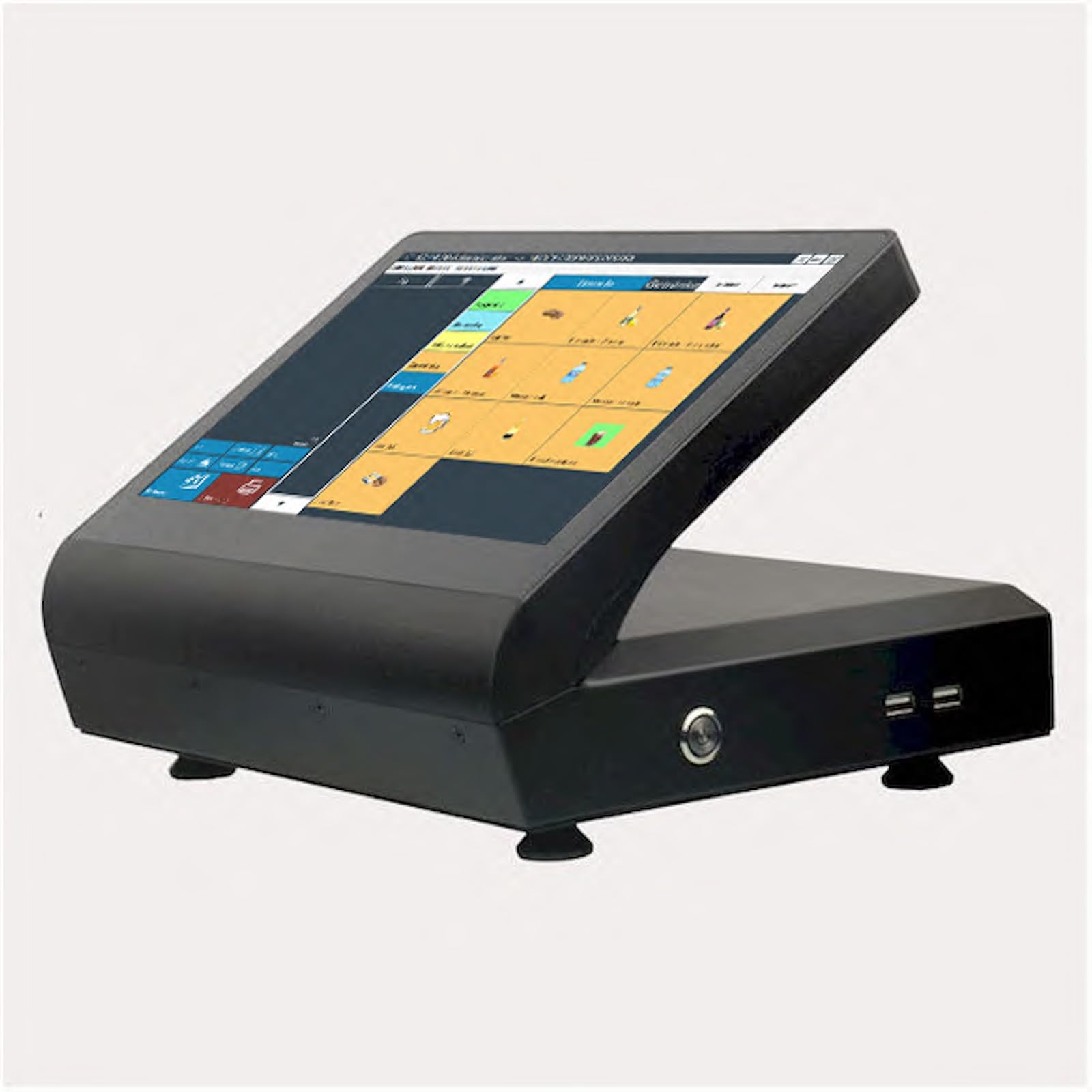 Kassensystem Einzelhandel 11,6" – All-in-One POS Kasse mit Bondrucker & Software – ohne monatliche Gebühren – TSE-konform – für Laden, Kiosk & Bäckerei – BLITZKASSE