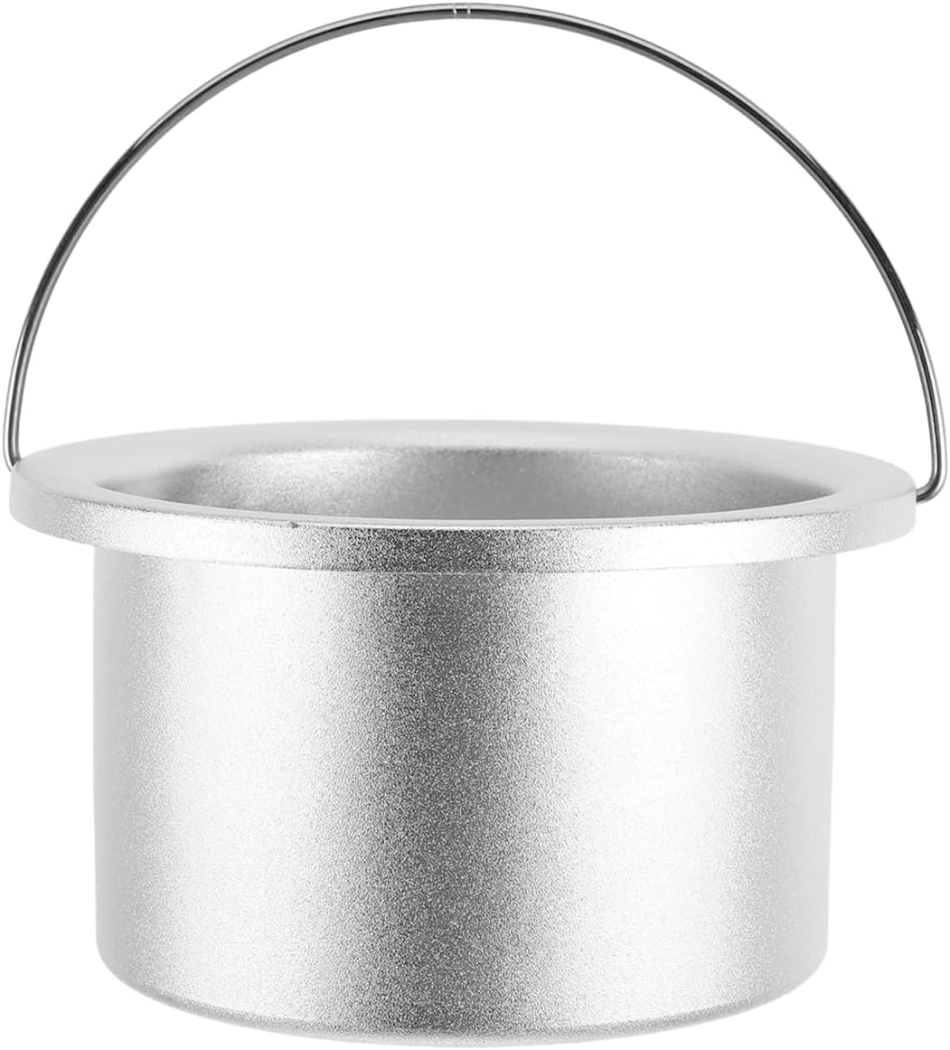 KALLORY Wax Pot Replacement Aluminum Alloy Inner Pot 600cc Small Wax Melting Container Hair Removal Compatible