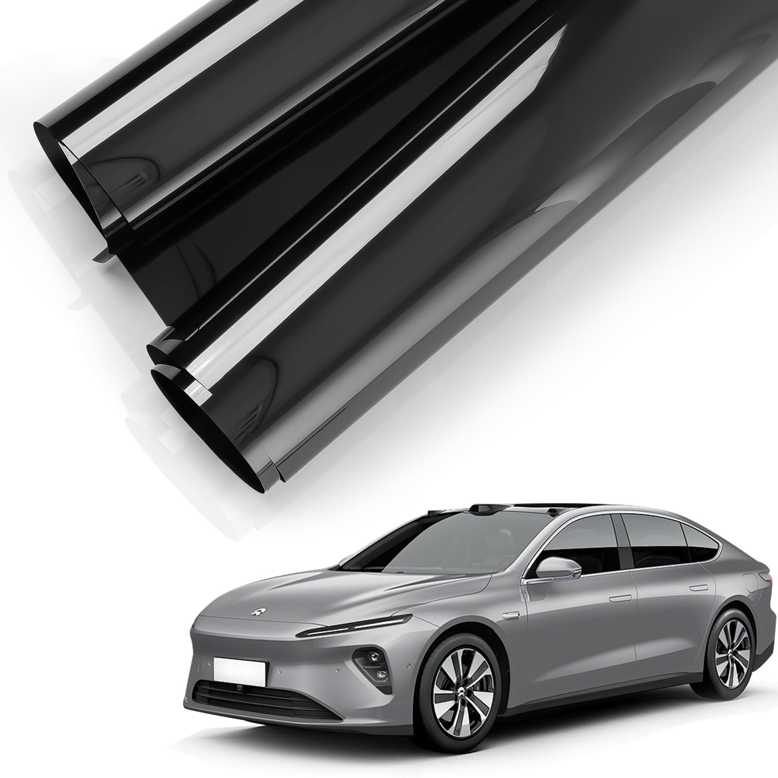 LuxeShade Car Window Tint 35% VLT 36" in x 100'Ft Nano Ceramic Window Tint Roll, 2 Ply Automotive Window Tint Privacy Film for Car Sun Protection, UV