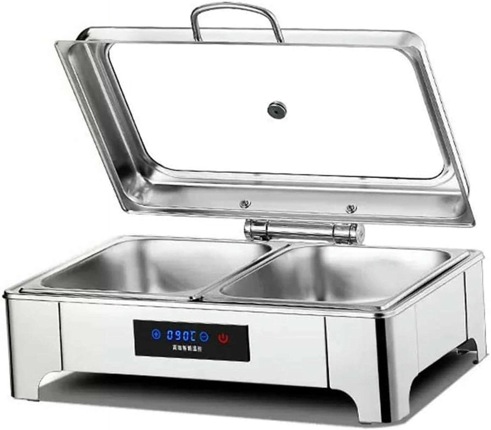Buffet pour plats en acier inoxydable pour réussir vos repas de fête et grands banquets
