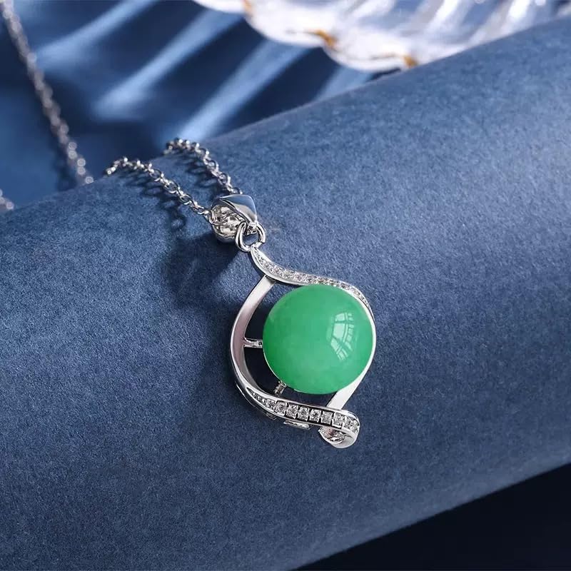 Crystal Pendant Necklace 925 Sterling Silver Chain Necklace Adjustable Healing Crystal Necklace For Women - Image 3