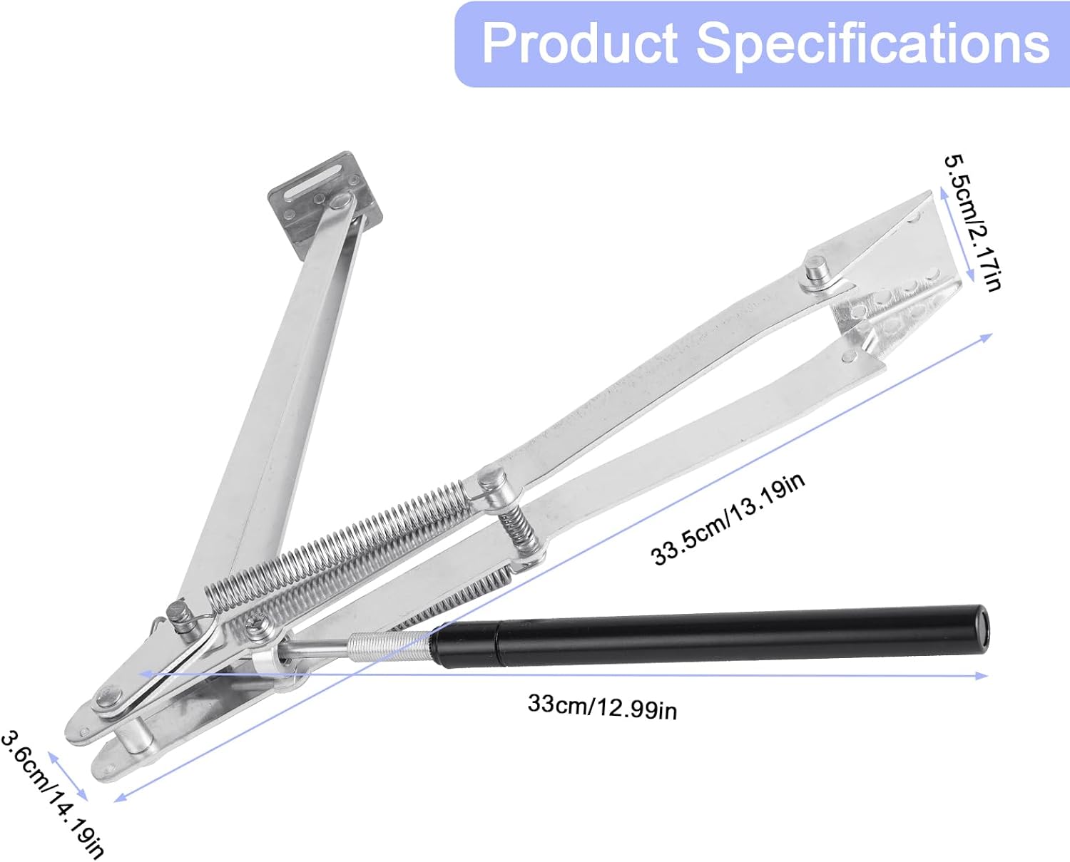 Auto Vent Opener 2 X Dual Spring Automatic Greenhouse Window Opener Roof Vent Opener Auto Vent Kit with 3Pcs Microfiber Cleaning Rag, Solar Heat Sensitive Agriculture Gardening Tools and Supplies