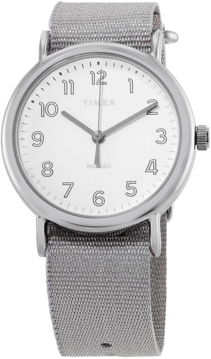 Timex Weekender Quartz White Dial Ladies Watch TW2R92500