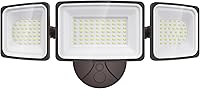 Vista 1 de Onforu Luces de inundación de 130 W para exteriores, luz LED de brillo de 13000 lm en el exterior, reflector exterior LED impermeable IP65 con 3
