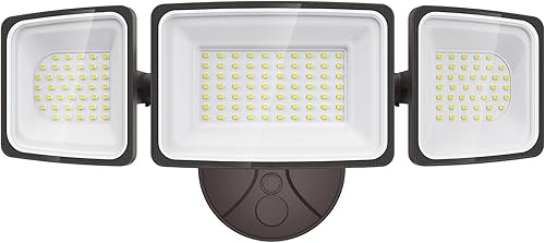 Onforu Luces de inundación de 130 W para exteriores, luz LED de brillo de 13000 lm en el exterior, reflector exterior LED impermeable IP65 con 3