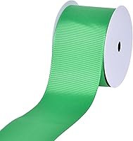 Vista 104 de Rollo de cinta de grogrén sólido YAMA de 5/8 pulgadas - 25 yardas para cintas de envolver regalos, blanco