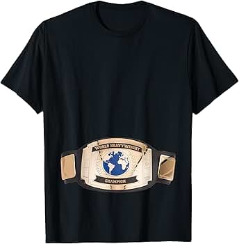 Amazon | ワールドヘビーウェイトチャンピオンベルト Tシャツ