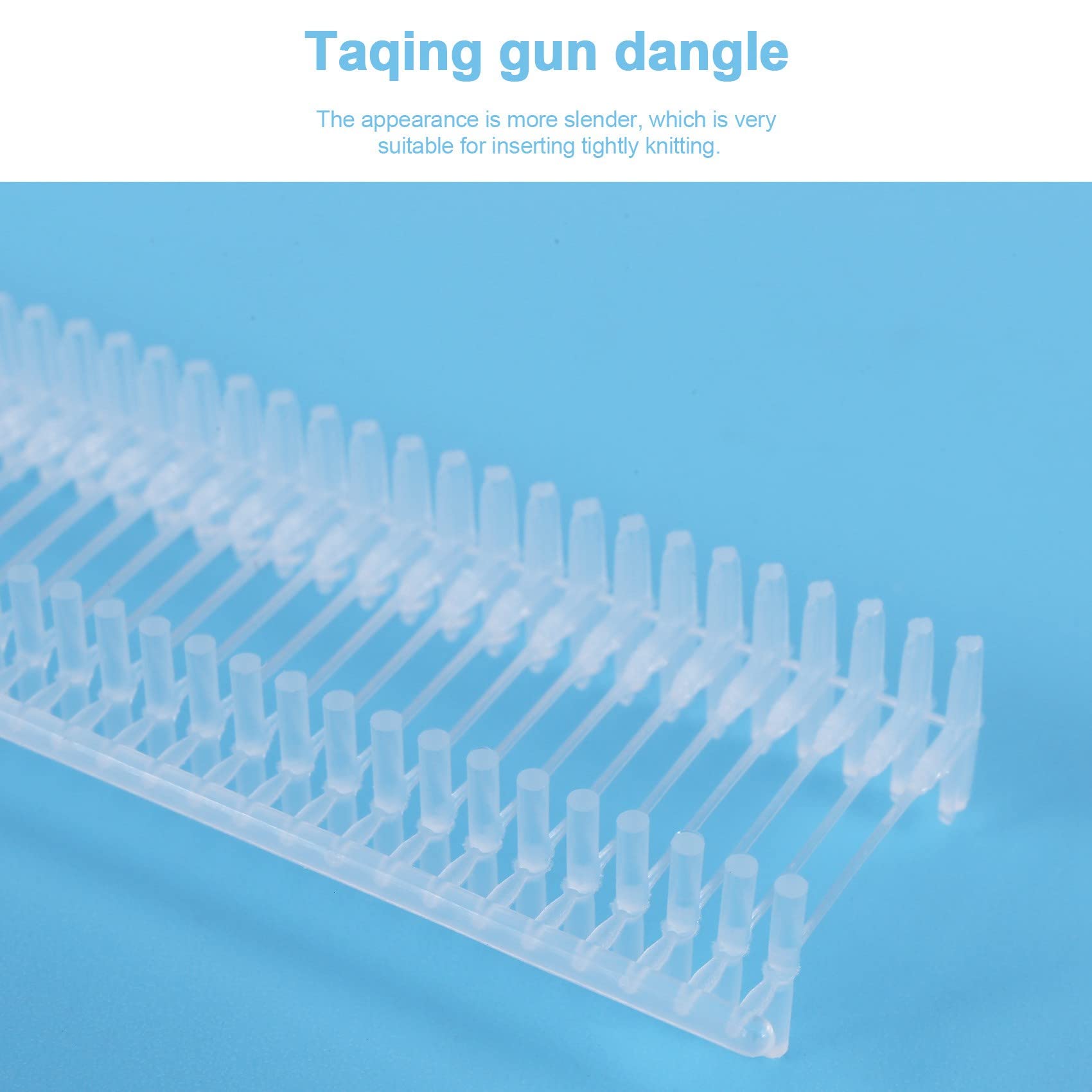 Lizusidtsy Plastic Tag Pins Barbs Fastener 10mm 5000 Pcs for Tagging, White