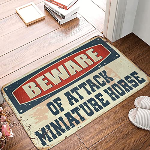 Sweet Home Mat Beware of Attack �~�j�`���A �n ���O �����}�b�g ���֗p ��^�o�X�}�b�g(65X90cm)