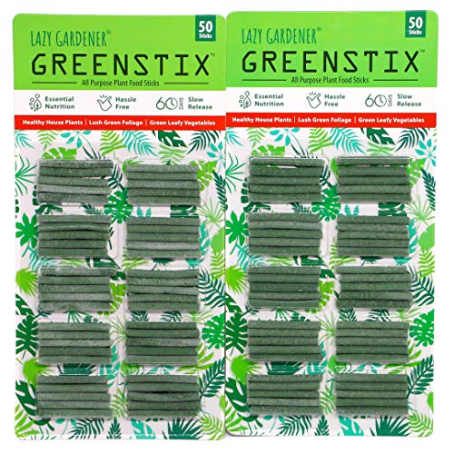 Image of Lazy Gardener GreenStix Organic Fertilizer | Stick Fertilizer for Home Plants & Gardening | Home Garden Fertilizer for Potted & Indoor Plants (Pack of 2)