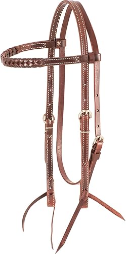 Martin Saddlery Cabeza con nudos de sangre, color chocolate