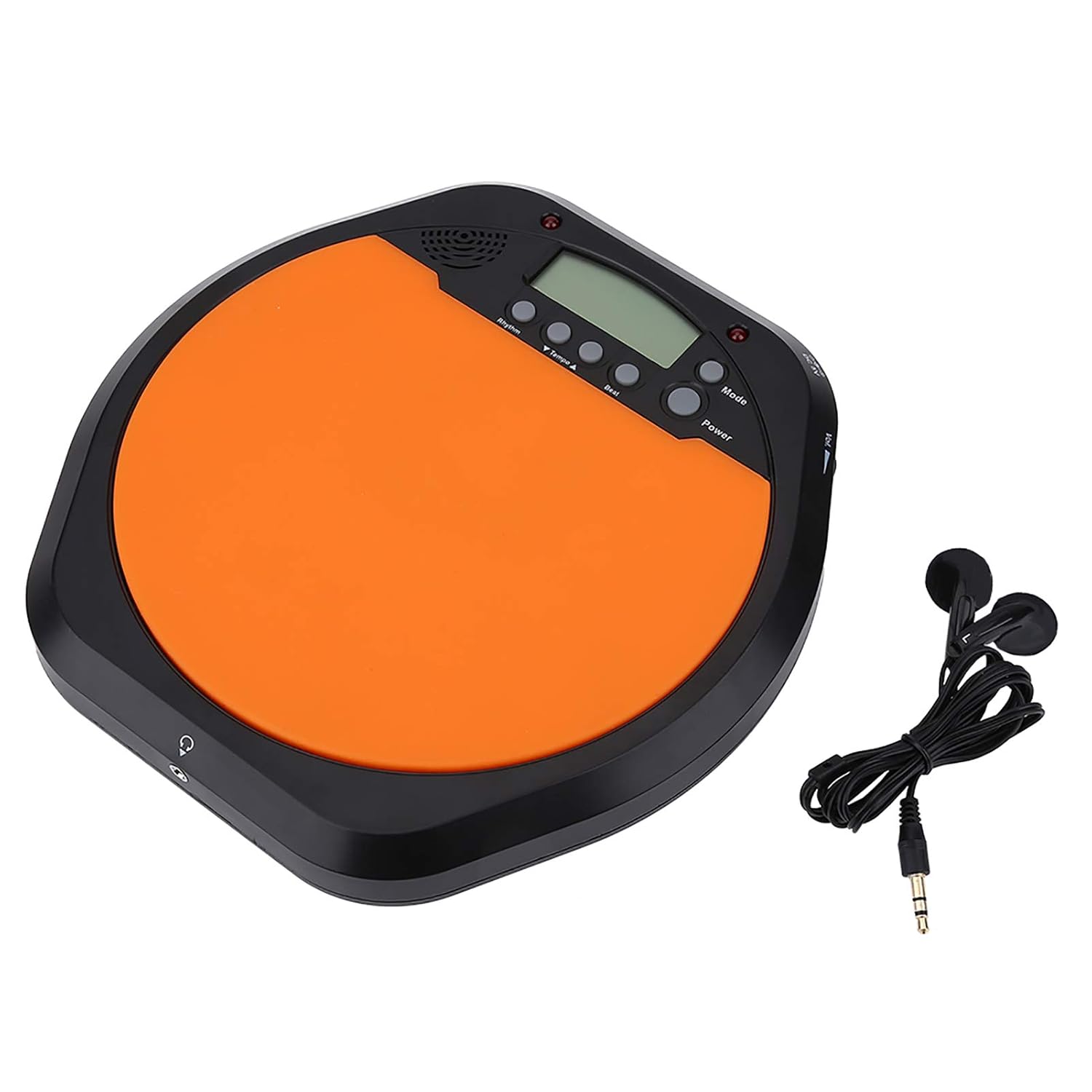 Digital Electronic Drummer Training Practice Drum Pad Metronome with Earphone Professional Accessories for Use