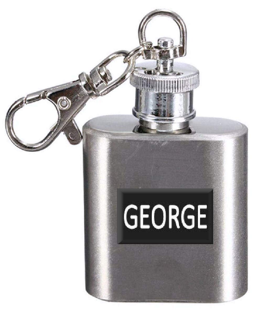 Flasque personnalisable 28,3 g George avec son porte-clés pratique