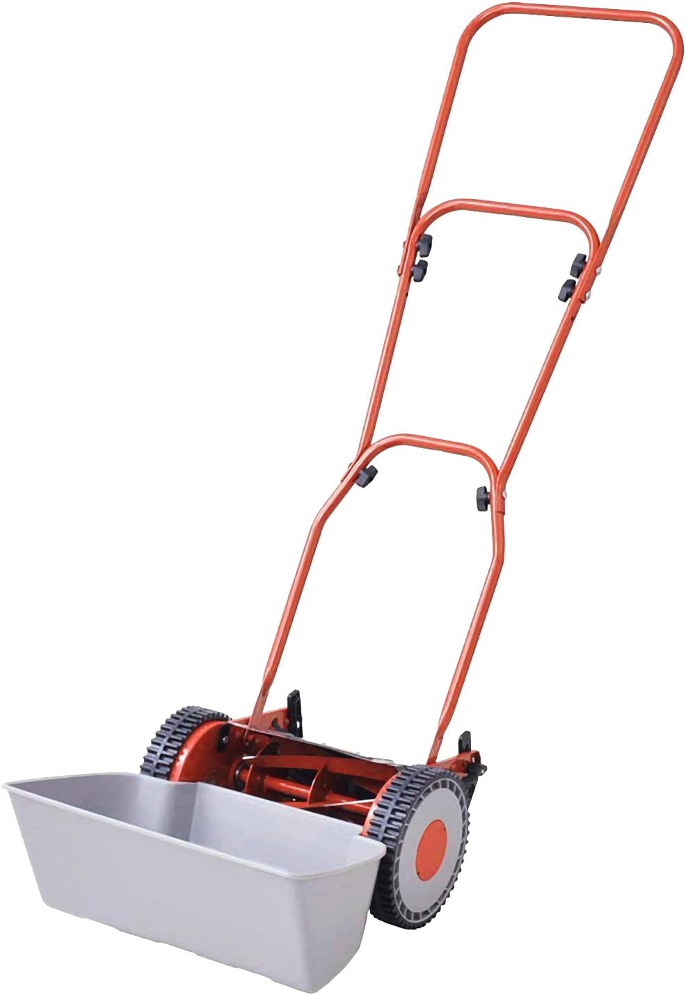 YAMAZENKKM-200 Manual Lawn Mower, Trimming Width 7.9 inches (200 mm), 5 Height Adjustment, 2 Height Adjustment, 5 Blade Reel, Easy Assembly, No Tools Required, Energy Saving, Hand Held, Weeding,