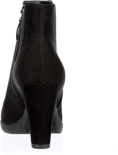 Vista 4 de Mykenna - Botines de tacón puntiagudo con cremallera para mujer