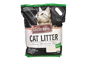 Katze King Exclusive Scoopable Cat Litter with Strong Odour Control 10L (Multi Flavors)