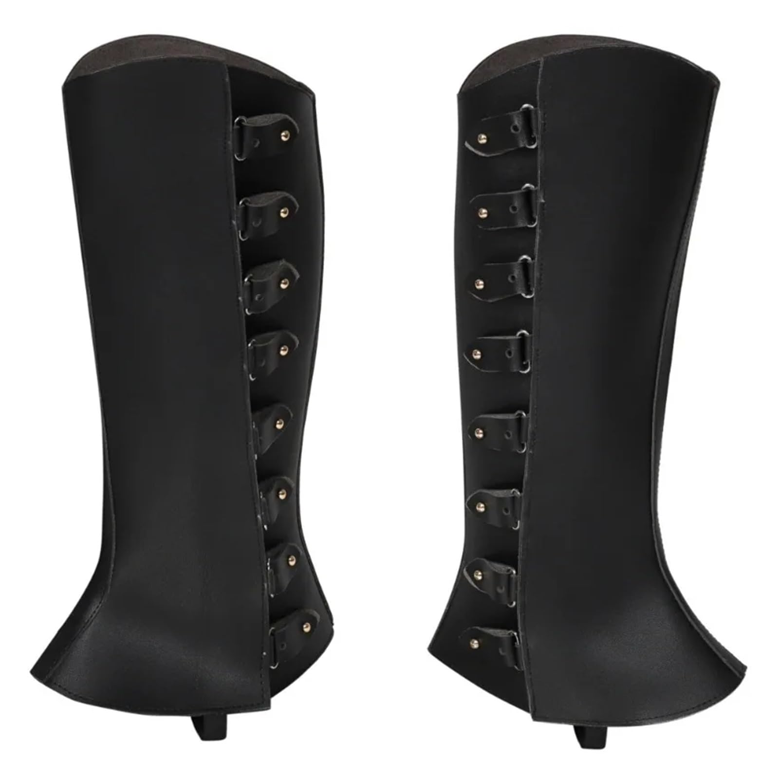 Gambali da equitazione Copriscarpe in pelle, copri stivali, ghette, parastinchi, kit for gambe, armatura, costume da cavaliere, sella escursionismo for uomo