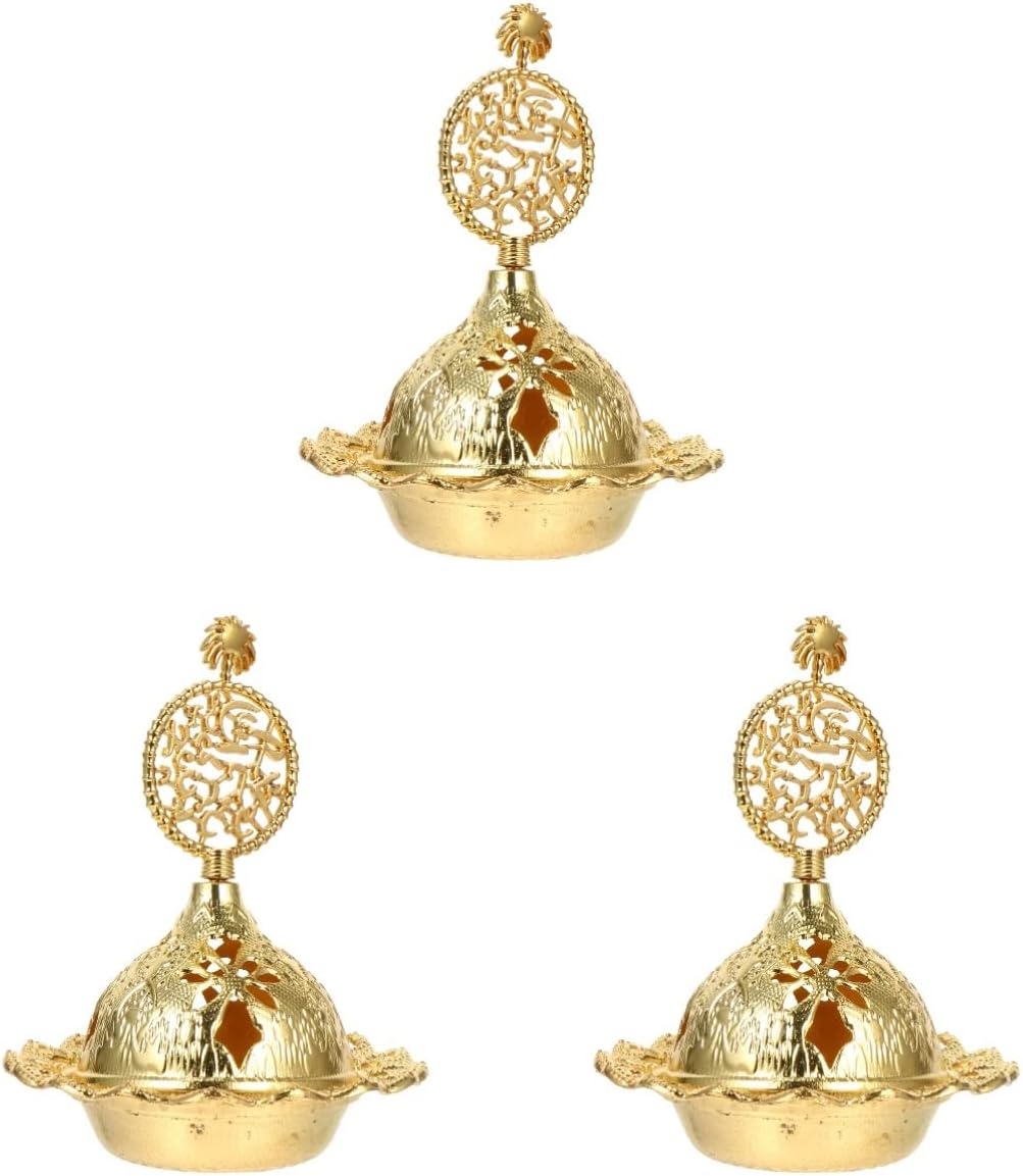3 PCS Arabian Incense Burner Islamic Incense Burner Holder