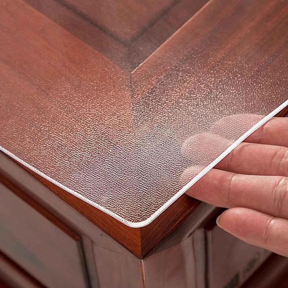 Tischabdeckfolie - 2mm Matt Wasserdicht Tischschutz Tischschutz nach Maß - 180x90cm