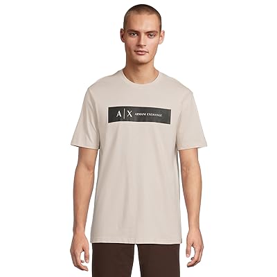 Armani Exchange Box Chest Logo T shirt Men