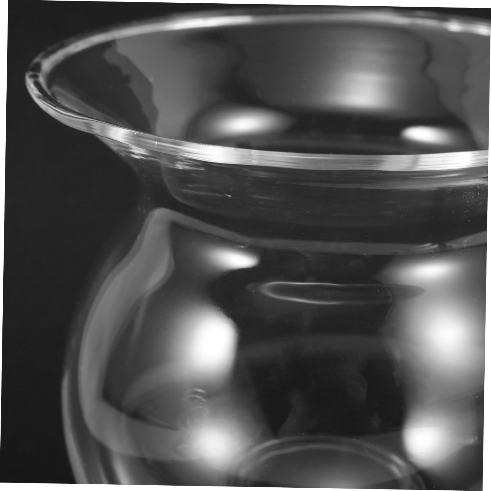 Mikikit Lot de 4 Vases de Propagation en Verre, Terrarium à Plantes Rond, Transparence Élevée, Décor Maison et Ferme