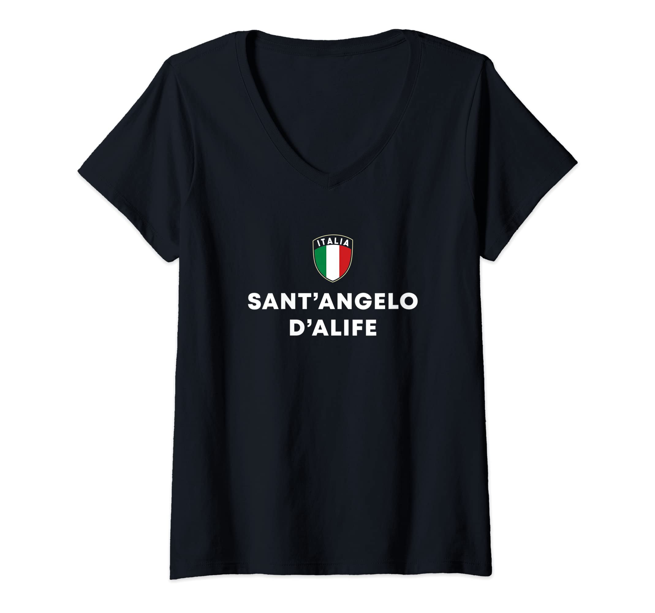 Womens Sant'Angelo d'Alife V-Neck T-Shirt